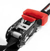Image of SpeedStrap 1"x6' Black Ratchet Strap Tie-Down W/ Snap S-Hook and Soft Tie