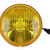 Image of Holley Retrobright 5700K Yellow LED 7" Round Head Light For Classic Vehicles