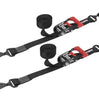 Image of SpeedStrap Black 1.5"x10' UTV Ratchet Tie Down W/ Floating Snap Hook (2-Pack)