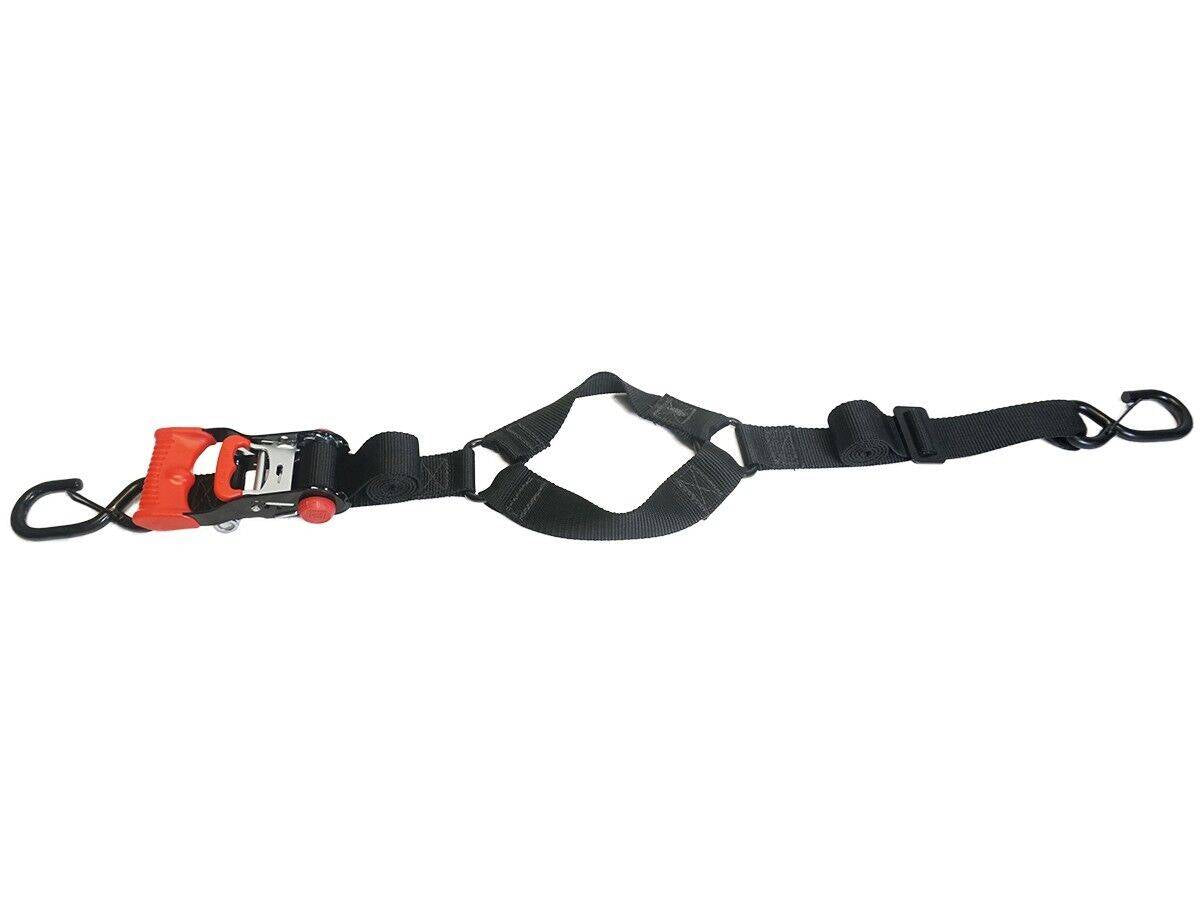 Image of SpeedStrap Black 1.5" Ratchet Fuel Jug Tie Down W/ Snap S Hook (2-Pack)
