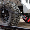 Image of SpeedStrap Black 2" Tire Bonnet Ratchet Tie-Down W/ Floating Snap Hook