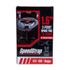 Image of SpeedStrap Heavy Duty Black 1.5" 3-Point Spare Tire Tie-Down With Swivel Hooks