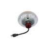 Image of Holley Retrobright 5700K Yellow High Beam LED 5.75" Round Head Light