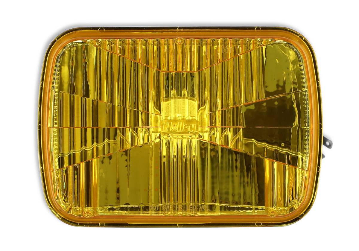 Image of Retrobright 5700K Yellow LED 5"x7" Rectangle Head Light For Classic Vehicles