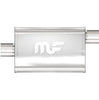 MagnaFlow 2.5in Center Inlet 2.5in Outlet Oval Straight-Through Muffler
