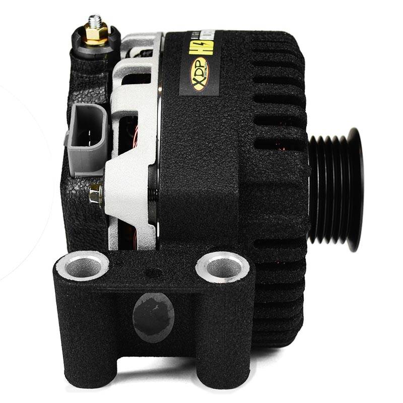 XDP Wrinkle Black HD High Output Secondary Alternator XD358 For