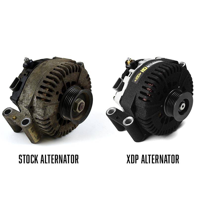 XDP Wrinkle Black HD High Output Secondary Alternator XD358 XDP Wrinkle Black HD High Output Secondary Alternator XD358