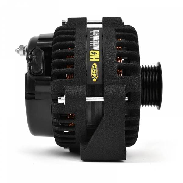 Image of XDP Wrinkle Black HD High Output Alternator For 1990-1998.5 Dodge 5.9L Cummins