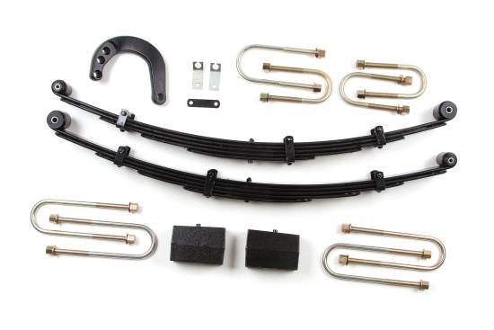 Image of Zone 4” Leaf Spring Lift Kit For 1977 - 1987 GM 1500 Trucks & Suv'S - Gas / 4Wd