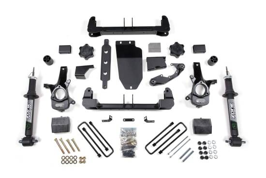 Image of Zone 6.5” Lift With Replacement Strut For 14-18 GM 1500(Cast Steel Contol Arms)