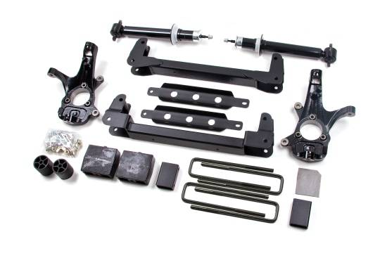 Image of Zone 4.5” Strut & Drop Crossmember Lift Kit For 07-13 GM Silverado/Sierra-Rwd