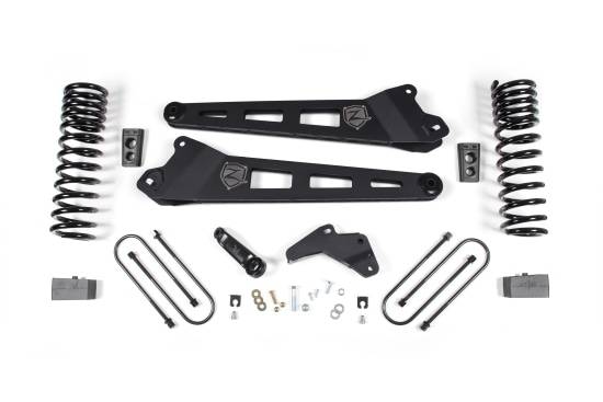 Image of Zone Offroad 4” Radius Arm Lift Kit For 13-18 Ram 3500 Truck (3" Rear Blocks)