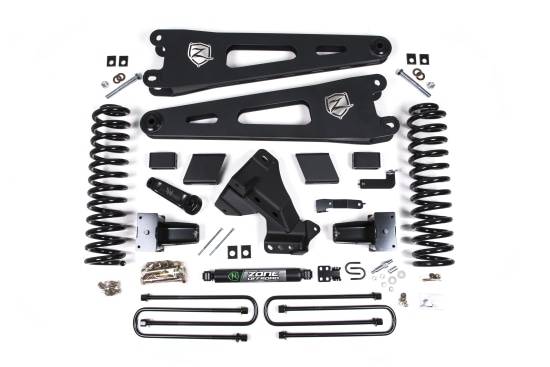 Image of Zone 4” Radius Arm Suspension System-Diesel For 20-21 Ford F-350 Dually Diesel