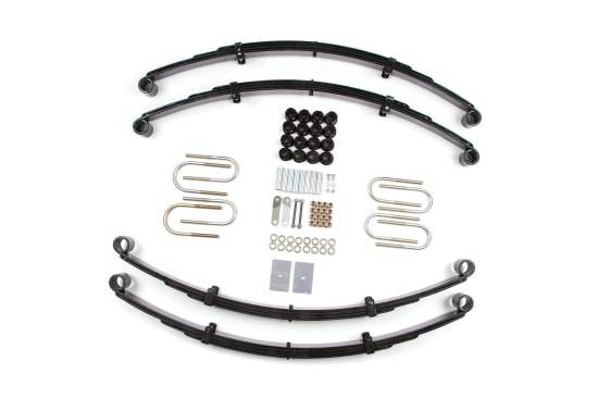 Image of Zone 2” Leaf Spring Lift Kit For 1987 - 1995 Jeep Wrangler (Yj) - Gas / 4Wd