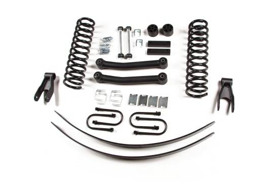 Image of Zone 4.5” Coil Spring Lift Kit For Chrysler 8.25" Axle For 84-01 Cherokee XJ 4Wd