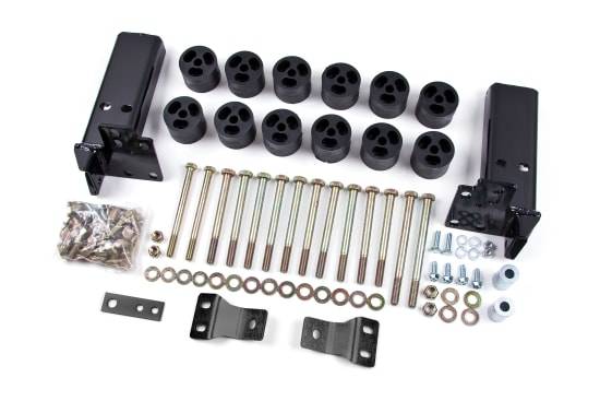 Image of Zone Offroad 2” Body Lift Kit Package For 2007-2010 Chevrolet/Gmc 1500 Suvs