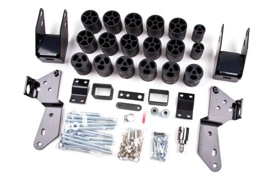 Image of Zone Offroad 3 Inch Body Lift Kit Package For 2007-2013 Silverado/Sierra 1500