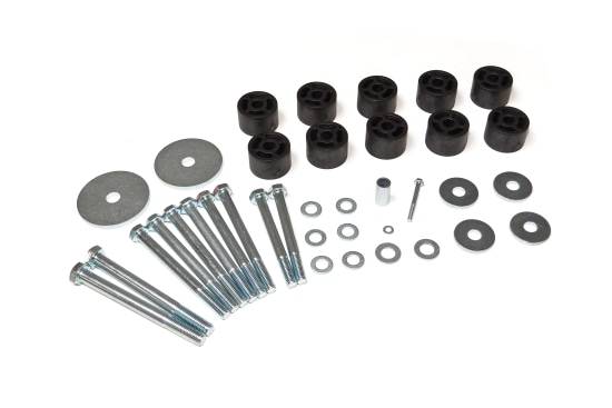 Image of Zone Offroad 1.25 Inch Body Lift Kit Package For 2018-2022 Jeep Wrangler Jl