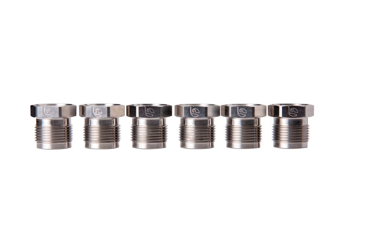 Image of Fleece Stainless Fuel Supply Tube Nuts For 2003-2022 Dodge Ram 5.9L/6.7L Diesel