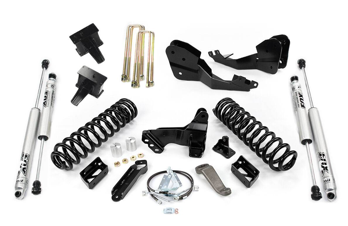 Image of Cognito 4/5 Inch Lift Kit with Fox PS 2.0 Shocks For 17-22 Ford F-250/F-350 4WD