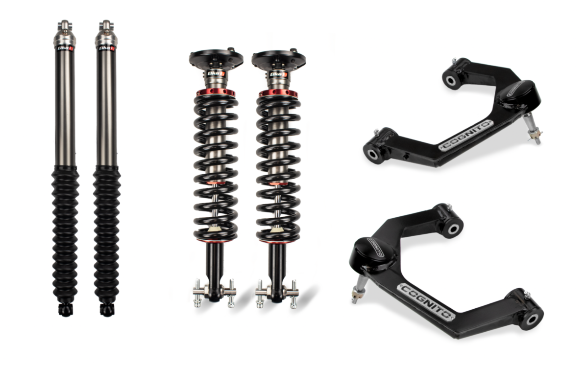 Image of Cognito 2.5-Inch Leveling Kit With Elka 2.0 IFP Shocks For 15-20 Ford F-150 4WD