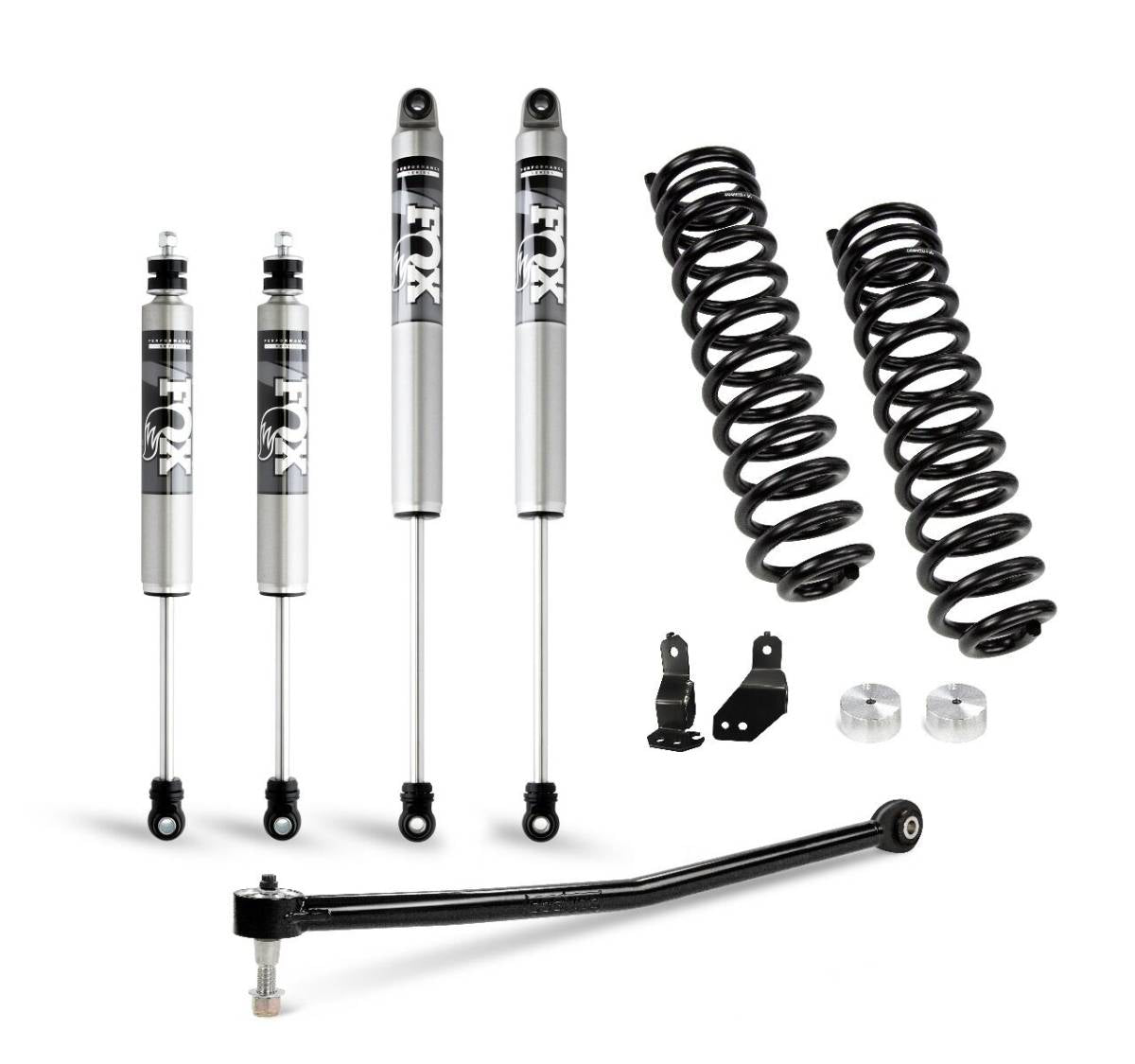 Image of Cognito 2-Inch Leveling Kit With Fox PS 2.0 IFP Shocks For 17-19 Ford F250/F350