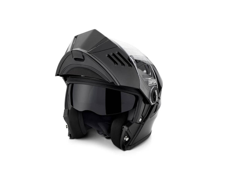 Simpson Mod Bandit Flat Black Motorcycle Helmet Large DOT – Rudy's  Performance Parts