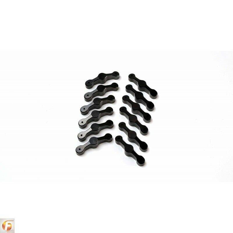 Image of Fleece Billet Rocker Arm Bridge Set For 2001-2019 Chevy/GMC 6.6L Duramax Diesel