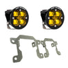 Image of Baja Designs SAE Amber Squadron Fog Light Pocket Kit For 19+ Ford Ranger/Bronco
