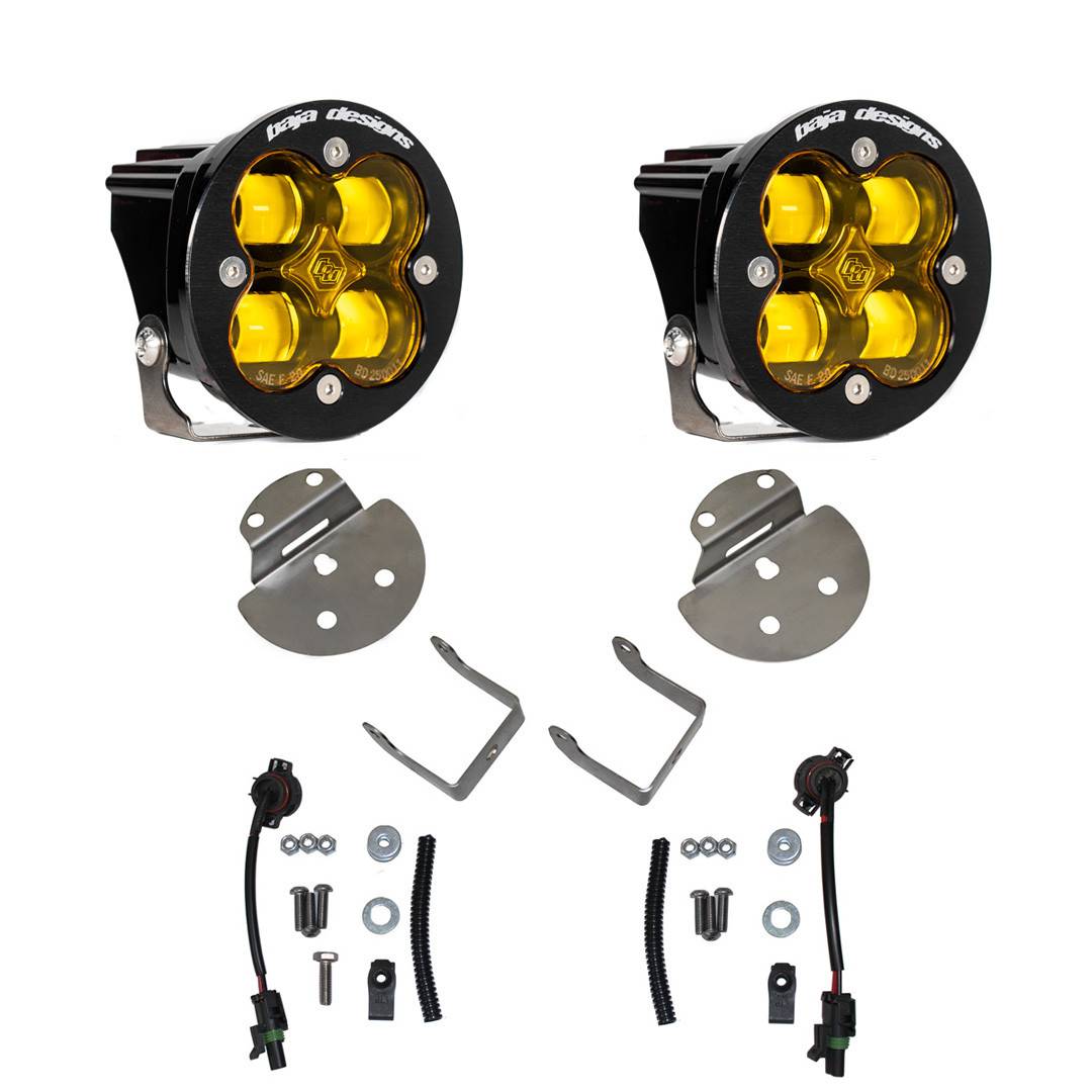 Image of Baja Designs Squadron SAE Fog Light Kit For 2015-2019 GM Silverado/Sierra