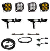 Image of Baja Designs Squadron SAE/Pro Amber Fog Light Kit W/ Upfitter Harness For 2021+ F150