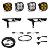 Image of Baja Designs Squadron SAE/Pro Amber Fog Light Kit W/ Upfitter Harness For 2021+ F150
