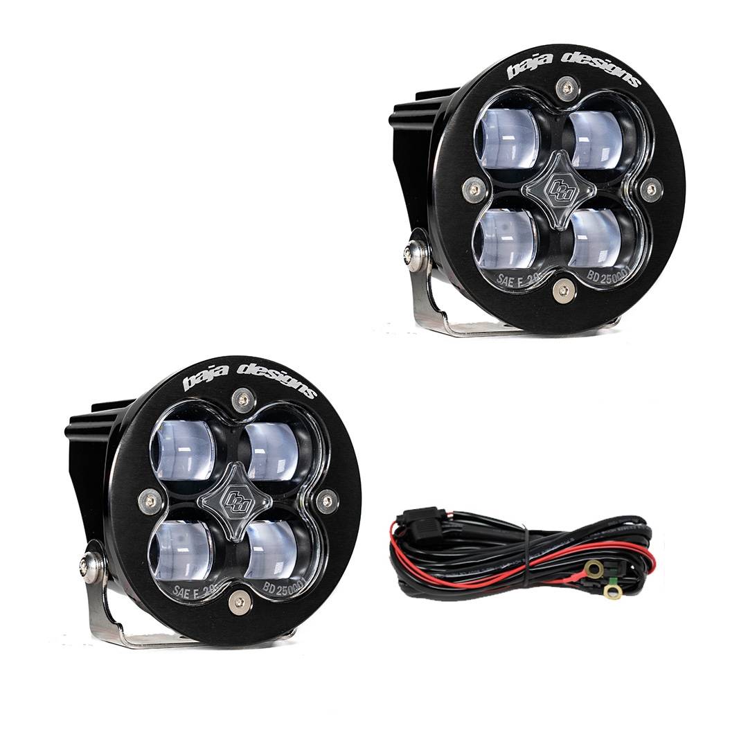 Image of Baja Designs Squadron-R SAE Certified Wide Cornering LED Light Pods - Pair