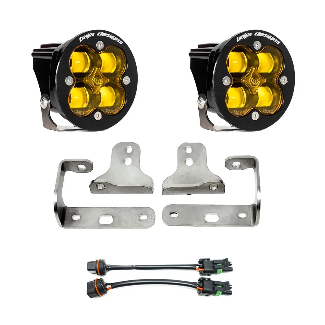 Image of Baja Designs Squadron-R SAE LED Fog Lights For 2018+ Jeep Wrangler/Gladiator