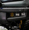 Image of Baja Designs Toggle SAE Amber Fog Light Kit For 21+ Ford Bronco W/ Steel Bumper