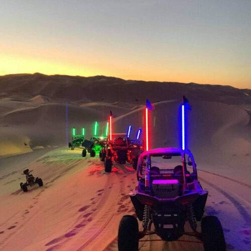 5150 Whips 2X 187 1FT LED Whip Lights Bluetooth UTV ATV SXS