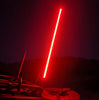 Image of 5150 Whips 1FT Hyper Color Single Red LED Whip Light With Magnet Mount & Flag