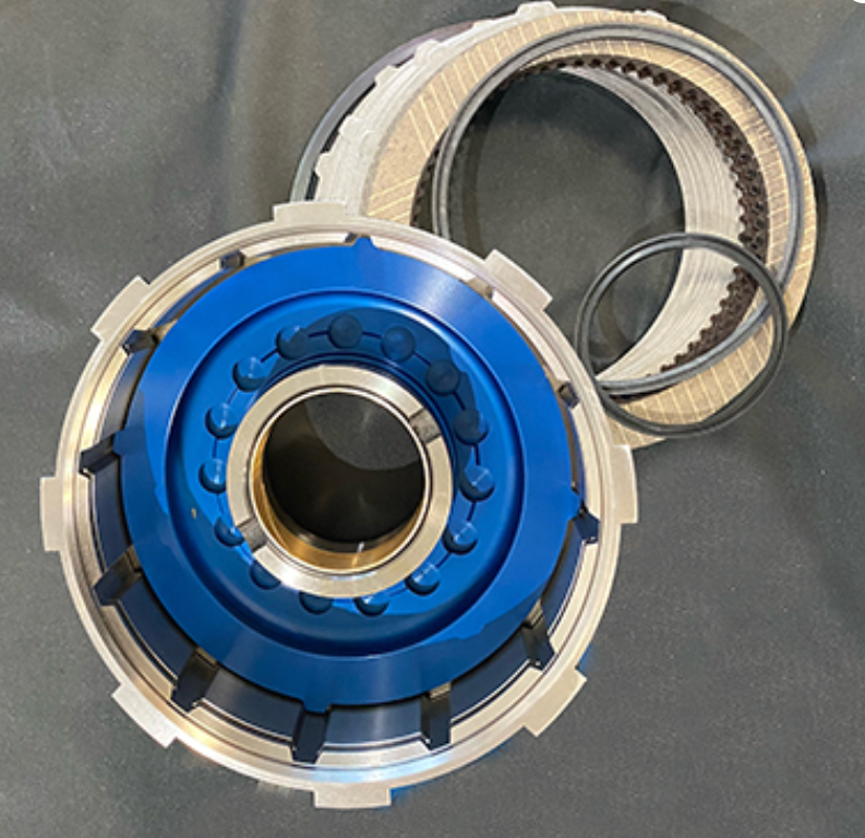 Image of TCS CAST DRUM PISTON W-7 PLATE BLUE FRICTIONS FOR DODGE RE-727/46/47/48 TRANS
