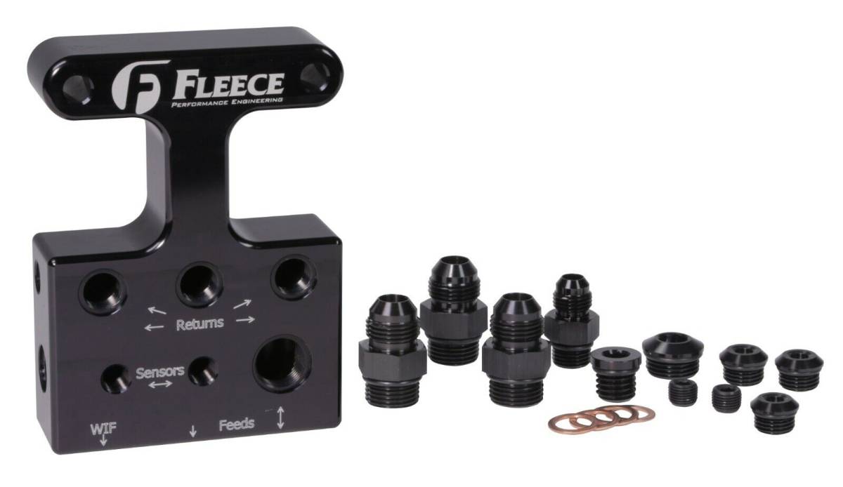Image of Fleece Performance Fuel Distribution Block 2007.5-2009 Dodge 6.7L Cummins Diesel