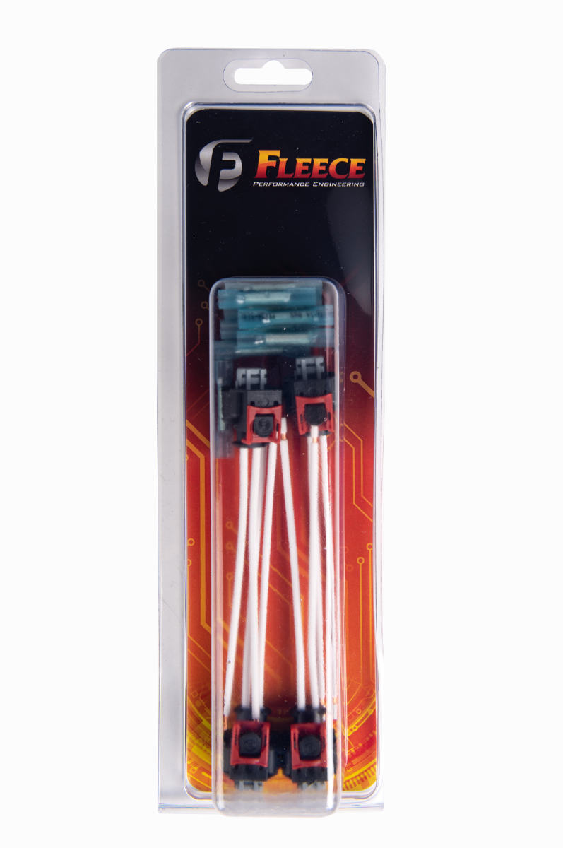 Image of Fleece Fuel Injector Connector W/ Pigtail For 17-22 L5P 6.6L Duramax - 4 Pack