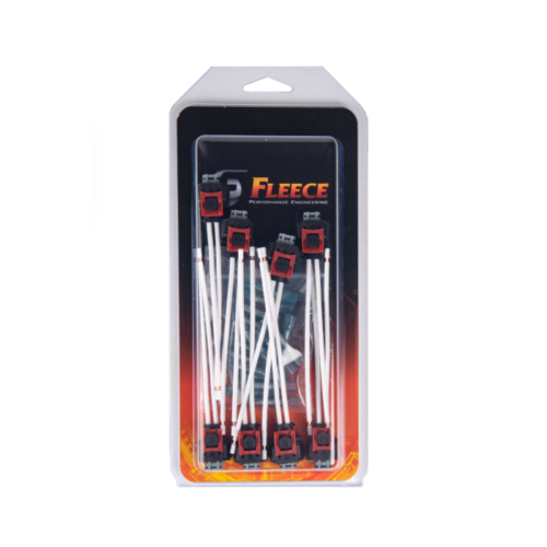 Image of Fleece Fuel Injector Connector W/ Pigtail For 17-22 L5P 6.6L Duramax - 8 Pack