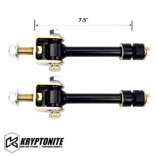 Image of Kryptonite Sway Bar End Links 0-2" For 1999-2019 Chevy/GMC 1500HD/2500HD/3500HD