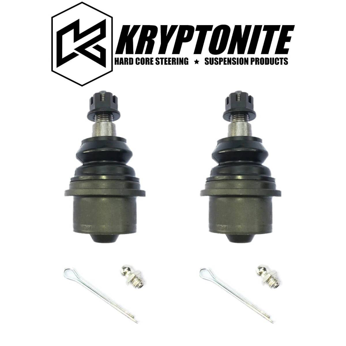 Image of Kryptonite Black Lower Ball Joint Set For 2011-2023 Chevrolet/GMC 2500HD 3500HD