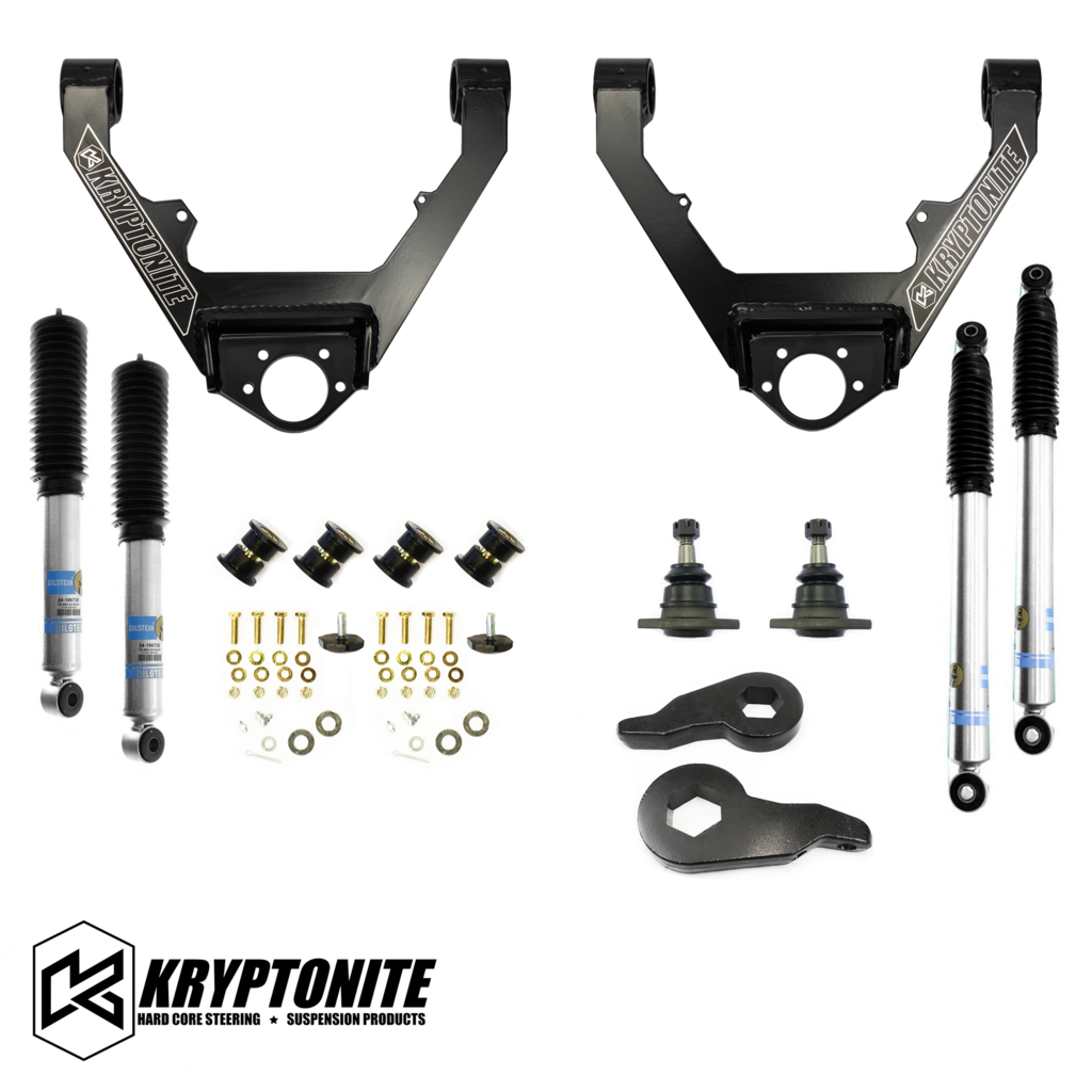 Image of Kryptonite 2" Leveling Kit/Control Arms/Bilstein Shocks For 99-06 Chevy/GMC 1500