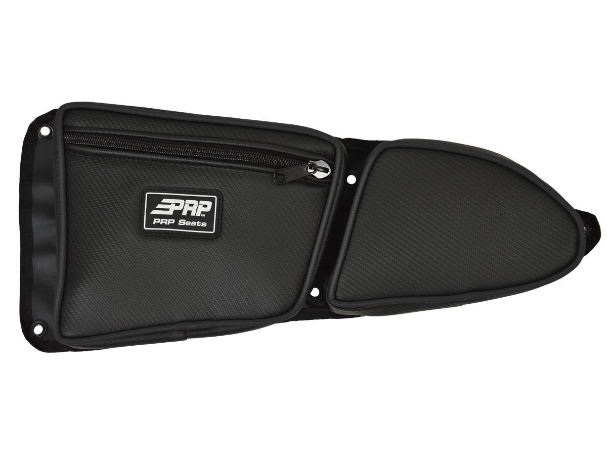 Image of PRP Driver Side Black Door Bag W/ Knee Pad For Polaris RZR XC/S/XP/Turbo/Turbo S