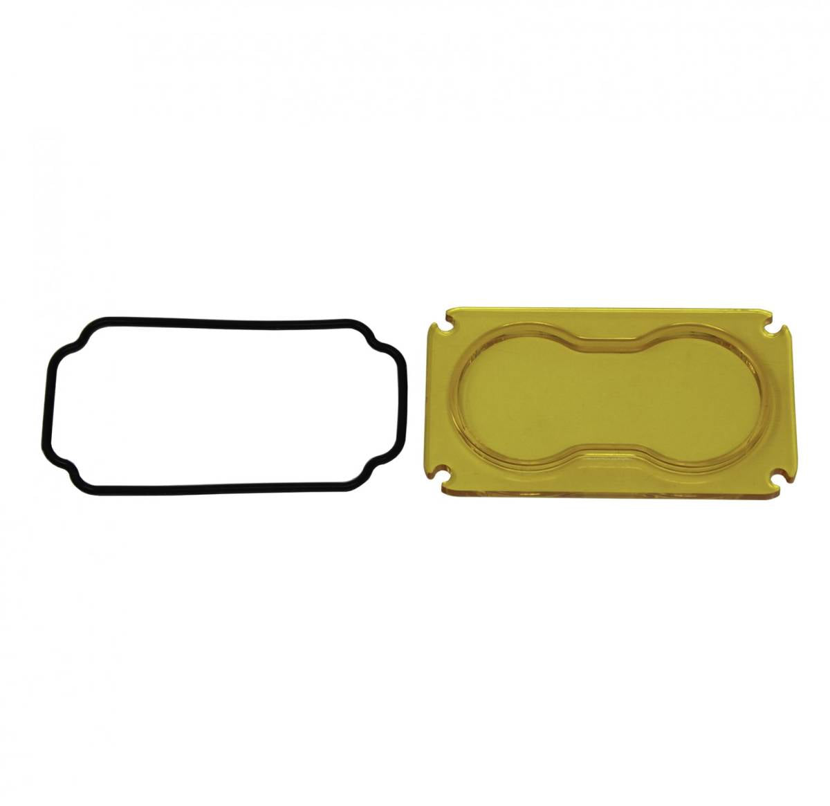 Image of Baja Designs S2 Spot Light Pod Lens Cover Kit - Amber Color