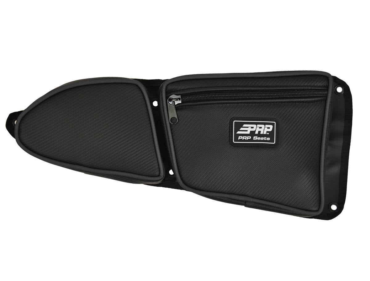 Image of PRP Passenger Black Door Bag W/ Knee Pad For Polaris RZR XC/S/XP/Turbo/Turbo S