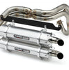 Image of Trinity Racing Stage 5 Dual Full Exhaust Brushed Honda Talon 1000X/1000R