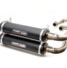 Image of Trinity Racing Black Muffler Stage 5 Dual Full System For RZR Turbo XP/XP4