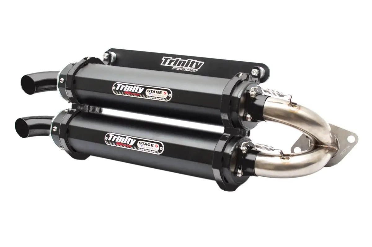 Image of Trinity Racing Cerakote Stage 5 Dual Exhaust For 2015-2023 RZR 1000 XP/XP4